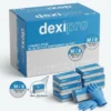 Dexipro Blue Nitrile Gloves Case of 1000 (10x100) Dexipro blue nitrile gloves bulk case quantity of 10 boxes total 1000 gloves