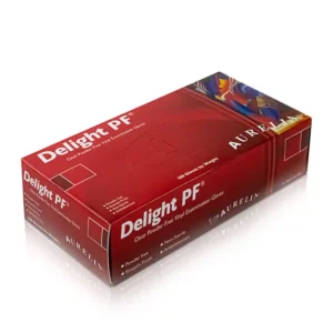 Aurelia Delight Clear Powder-Free Vinyl Gloves (Box/Case)