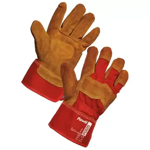 Pawa PG820 Heavy Duty Split Leather Rigger Gloves